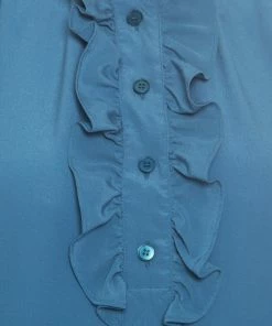 New 👏 Stella McCartney Blue Silk Ruffle Trim Long Sleeve Meredith Blouse M For 👩 Women 👍 12 New 👏 Stella McCartney Blue Silk Ruffle Trim Long Sleeve Meredith Blouse M For 👩 Women 👍 -Stella McCartney Shop luxury women stella mccartney used clothes p171397 004