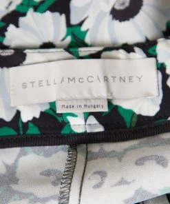 Deals 😉 Stella McCartney Black Floral Printed Wide Leg Maude Pants M For 👩 Women 💯 -Stella McCartney Shop luxury women stella mccartney used clothes p171491 006