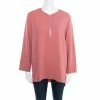 Budget 🥰 Stella McCartney Pink Crepe Zip Detail Long Sleeve Arlesa Blouse M For 👩 Women 🧨 -Stella McCartney Shop luxury women stella mccartney used clothes p171519 005