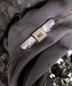 Promo 🌟 Stella McCartney Grey Silk Cotton Sequin Embellished Tank Top S For 👩 Women ✨ -Stella McCartney Shop luxury women stella mccartney used clothes p171894 002