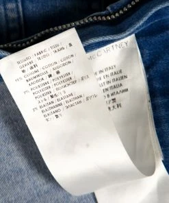 Best Sale 😉 Stella McCartney Indigo Light Washed Wide Leg Denim Overalls S For 👩 Women ✨ -Stella McCartney Shop luxury women stella mccartney used clothes p171973 005