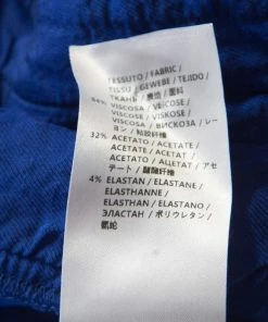 Best Pirce ❤️ Stella McCartney Cobalt Blue Crepe Elasticized Waist Tamara Pants M For 👩 Women 🌟 15 Best Pirce ❤️ Stella McCartney Cobalt Blue Crepe Elasticized Waist Tamara Pants M For 👩 Women 🌟 -Stella McCartney Shop luxury women stella mccartney used clothes p176940 004