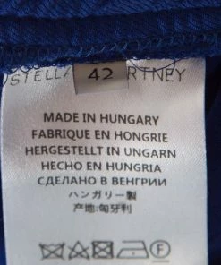 Best Pirce ❤️ Stella McCartney Cobalt Blue Crepe Elasticized Waist Tamara Pants M For 👩 Women 🌟 14 Best Pirce ❤️ Stella McCartney Cobalt Blue Crepe Elasticized Waist Tamara Pants M For 👩 Women 🌟 -Stella McCartney Shop luxury women stella mccartney used clothes p176940 006