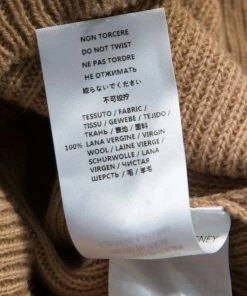 Best Sale 🤩 Stella McCartney Toffee Brown Ribbed Knit Wool Handkerchief Hem Sweater M For 👩 Women 🥰 -Stella McCartney Shop luxury women stella mccartney used clothes p177066 001