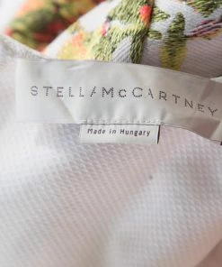New ⭐ Stella McCartney Metallic Neon Floral Jacquard Ridley Sheath 👗 Dress XS For 👩 Women ⭐ -Stella McCartney Shop luxury women stella mccartney used clothes p178188 003
