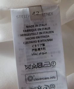 Best deal 🛒 Stella McCartney White Embroidered All Is Love Pencil 👗 Skirt M For 👩 Women 🎁 -Stella McCartney Shop luxury women stella mccartney used clothes p179990 003