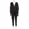Best Pirce ✨ Stella McCartney Black Satin Embellished Morgane Aio Jumpsuit XS For 👩 Women ❤️ -Stella McCartney Shop luxury women stella mccartney used clothes p180685 003