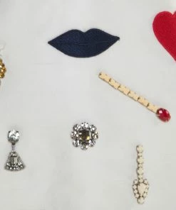 Discount 👍 Stella McCartney White Embellished Applique Detail Rex Mini 👗 Skirt M For 👩 Women ❤️ -Stella McCartney Shop luxury women stella mccartney used clothes p192976 001