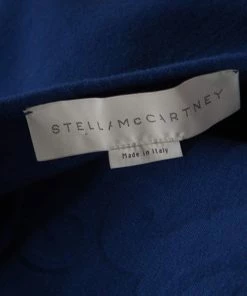 Hot Sale 🌟 Stella McCartney Cobalt Blue Embossed Jacquard Front Panel Detail Long Sleeve 👗 Dress M For 👩 Women ✔️ -Stella McCartney Shop luxury women stella mccartney used clothes p194072 005