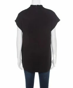 Best reviews of 🎉 Stella McCartney Black Bow Embroidered Cap Sleeve Boxy Blouse M For 👩 Women 😀 -Stella McCartney Shop luxury women stella mccartney used clothes p194160 001