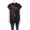 Best reviews of 🎉 Stella McCartney Black Bow Embroidered Cap Sleeve Boxy Blouse M For 👩 Women 😀 1 Best reviews of 🎉 Stella McCartney Black Bow Embroidered Cap Sleeve Boxy Blouse M For 👩 Women 😀 -Stella McCartney Shop luxury women stella mccartney used clothes p194160 002