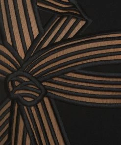 Best reviews of 🎉 Stella McCartney Black Bow Embroidered Cap Sleeve Boxy Blouse M For 👩 Women 😀 -Stella McCartney Shop luxury women stella mccartney used clothes p194160 003