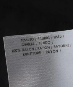 Best deal 😀 Stella McCartney Black Python Scale Patterned Jacquard Drawstring Detail Pants S For 👩 Women ⭐ -Stella McCartney Shop luxury women stella mccartney used clothes p195816 004