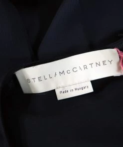 Cheap 🔔 Stella McCartney Navy Blue Crepe Peplum Detail Leonore Top S For 👩 Women 🔔 13 Cheap 🔔 Stella McCartney Navy Blue Crepe Peplum Detail Leonore Top S For 👩 Women 🔔 -Stella McCartney Shop luxury women stella mccartney used clothes p216455 006