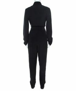 Wholesale 😉 Stella McCartney Black Silk Ruched Detail Belted Jumpsuit S For 👩 Women 🌟 -Stella McCartney Shop luxury women stella mccartney used clothes p217517 001