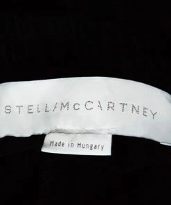 Budget 🧨 Stella McCartney Black Cady Bottom Zip Detail Tamara Trousers M For 👩 Women ✨ -Stella McCartney Shop luxury women stella mccartney used clothes p221539 006