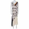 Best deal 😀 Stella McCartney Multicolor Cat Print Silk Asymmetric Hem Ilona 👗 Dress M For 👩 Women 🤩 -Stella McCartney Shop luxury women stella mccartney used clothes p221544 001