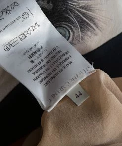 Best deal 😀 Stella McCartney Multicolor Cat Print Silk Asymmetric Hem Ilona 👗 Dress M For 👩 Women 🤩 -Stella McCartney Shop luxury women stella mccartney used clothes p221544 005