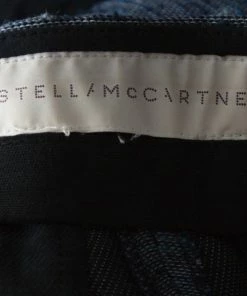 Best Sale 💯 Stella McCartney Marled Blue Pleated Oliver Bouclé Culottes XS For 👩 Women 🔥 -Stella McCartney Shop luxury women stella mccartney used clothes p229925 005