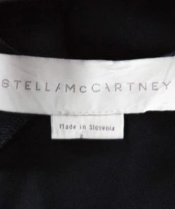 Best deal 🥰 Stella McCartney Navy Blue Stretch Cady Gathered Waist Maxi 👗 Dress S For 👩 Women 😀 -Stella McCartney Shop luxury women stella mccartney used clothes p235469 006
