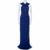 Flash Sale 🎉 Stella McCartney Blue Stretch Cross Over Bodice Bodycon Maxi 👗 Dress M For 👩 Women 🛒 -Stella McCartney Shop luxury women stella mccartney used clothes p236165 001