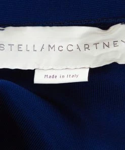 Flash Sale 🎉 Stella McCartney Blue Stretch Cross Over Bodice Bodycon Maxi 👗 Dress M For 👩 Women 🛒 -Stella McCartney Shop luxury women stella mccartney used clothes p236165 005