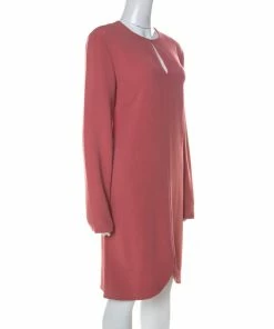Cheap ⌛ Stella McCartney Pink Crepe Keyhole Detail 👗 Dress M For 👩 Women 💯 -Stella McCartney Shop luxury women stella mccartney used clothes p236636 007