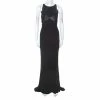 Hot Sale 👍 Stella McCartney Black Crepe Lace Insert Sleeveless Maxi 👗 Dress XS For 👩 Women 🛒 -Stella McCartney Shop luxury women stella mccartney used clothes p243811 002
