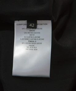 Cheap 👍 Stella McCartney Black Velvet Belted Saskia Stretch-Cady Gown M For 👩 Women ✔️ -Stella McCartney Shop luxury women stella mccartney used clothes p244164 003