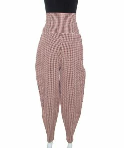 Deals ✔️ Stella McCartney Multicolor Houndstooth Pattern Knit Tapered Pants L For 👩 Women 💯 -Stella McCartney Shop luxury women stella mccartney used clothes p245055 003