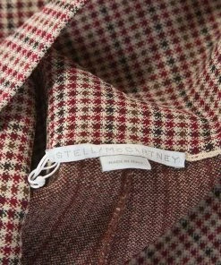 Deals ✔️ Stella McCartney Multicolor Houndstooth Pattern Knit Tapered Pants L For 👩 Women 💯 -Stella McCartney Shop luxury women stella mccartney used clothes p245055 005