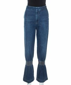 Hot Sale ๐งจ Stella McCartney Blue Denim Shirred Detail April ๐ Jeans M For ๐ฉ Women ๐