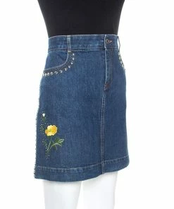 Budget โญ Stella McCartney Blue Denim Embroidered Embellished Short ๐ Skirt M For ๐ฉ Women โญ 9 Budget โญ Stella McCartney Blue Denim Embroidered Embellished Short ๐ Skirt M For ๐ฉ Women โญ -Stella McCartney Shop luxury women stella mccartney used clothes p248371 004