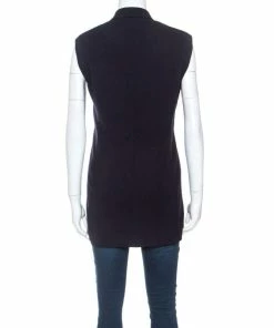 Cheapest 😀 Stella McCartney Navy Blue Wool Double Breasted Vest S For 👩 Women 🔥 -Stella McCartney Shop luxury women stella mccartney used clothes p251793 005