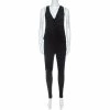 Promo 😀 Stella McCartney Black Jersey Draped Cowl Neck Jumpsuit S For 👩 Women 💯 -Stella McCartney Shop luxury women stella mccartney used clothes p255528 001