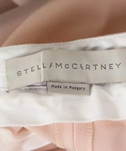 Promo 😉 Stella McCartney Blush Pink Silk Twill Wide Leg Eden Trousers XS For 👩 Women 👏 -Stella McCartney Shop luxury women stella mccartney used clothes p258015 001