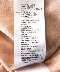 Flash Sale ⌛ Stella McCartney Blush Pink Silk Long Sleeve Blouse XS For 👩 Women ❤️ -Stella McCartney Shop luxury women stella mccartney used clothes p258022 001