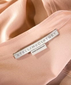 Flash Sale ⌛ Stella McCartney Blush Pink Silk Long Sleeve Blouse XS For 👩 Women ❤️ -Stella McCartney Shop luxury women stella mccartney used clothes p258022 003