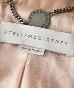Outlet ✨ Stella McCartney Blush Pink Silk Ingrid Blazer XS For 👩 Women ❤️ -Stella McCartney Shop luxury women stella mccartney used clothes p258034 004