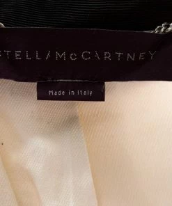 Best Pirce 😀 Stella McCartney Ivory Wool Contrast Lapel Detail Tuxedo Jacket M For 👩 Women 🌟 -Stella McCartney Shop luxury women stella mccartney used clothes p261690 004
