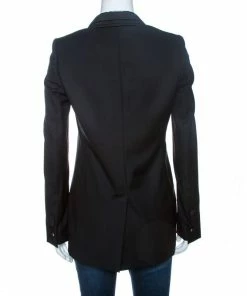 Discount 👍 Stella McCartney Black Wool Tuxedo Jacket S For 👩 Women ⌛ -Stella McCartney Shop luxury women stella mccartney used clothes p262150 003