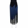 New 🥰 Stella McCartney Bicolor Crepe Asymmetrical Fringed Veronica 👗 Skirt S For 👩 Women 🎉 -Stella McCartney Shop luxury women stella mccartney used clothes p265845 002