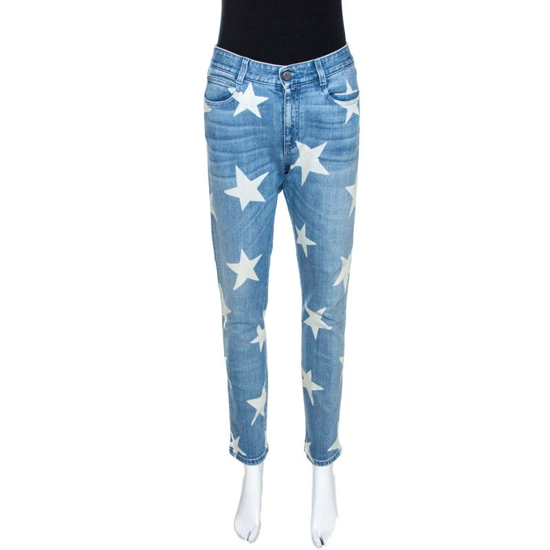 Discount ๐ฅ Stella McCartney Indigo Star Print Faded Denim Boyfriend ๐ Jeans M For ๐ฉ Women โจ 3 Discount ๐ฅ Stella McCartney Indigo Star Print Faded Denim Boyfriend ๐ Jeans M For ๐ฉ Women โจ
