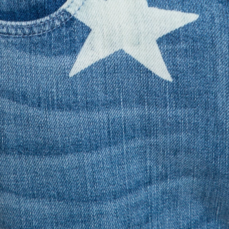 Discount ๐ฅ Stella McCartney Indigo Star Print Faded Denim Boyfriend ๐ Jeans M For ๐ฉ Women โจ 6 Discount ๐ฅ Stella McCartney Indigo Star Print Faded Denim Boyfriend ๐ Jeans M For ๐ฉ Women โจ - Image 4