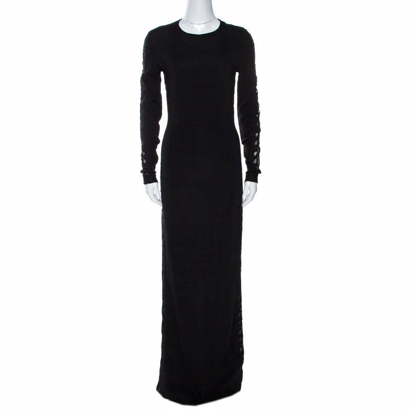 Top 10 โญ Stella McCartney Black Crepe Lace Trim Maxi ๐ Dress S For ๐ฉ Women ๐ 3 Top 10 โญ Stella McCartney Black Crepe Lace Trim Maxi ๐ Dress S For ๐ฉ Women ๐