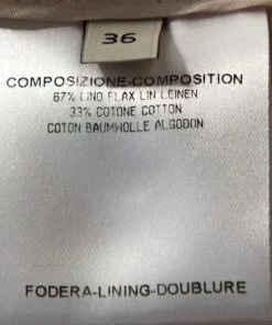 Promo 🎁 Stella McCartney Pale Pink Linen Tailored Blazer XS For 👩 Women 🌟 -Stella McCartney Shop luxury women stella mccartney used clothes p269326 002