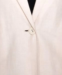 Promo 🎁 Stella McCartney Pale Pink Linen Tailored Blazer XS For 👩 Women 🌟 -Stella McCartney Shop luxury women stella mccartney used clothes p269326 007