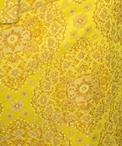 Promo 👍 Stella McCartney Yellow Cotton Jacquard Tapered Pants M For 👩 Women 😉 -Stella McCartney Shop luxury women stella mccartney used clothes p270724 007