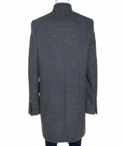 Best Pirce 🌟 Stella McCartney Grey Wool Embellished 🧥 Coat L For 👩 Women ❤️ -Stella McCartney Shop luxury women stella mccartney used clothes p273608 001