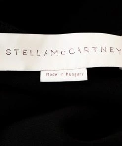 Budget 🥰 Stella McCartney Black Lurex Floral Silk Jacquard Donna Top S For 👩 Women ❤️ -Stella McCartney Shop luxury women stella mccartney used clothes p274673 002